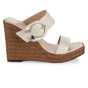 Jimmy Choo Melian 110 leather wedge sandal